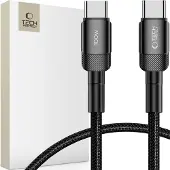 TechProtection - ULTRABOOST - EVO TYPE-C KABEL PD100W/5A 25CM ZWART