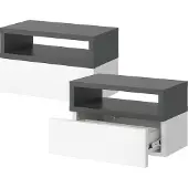 Vicco Urbano Nachtkastje – 45 x 28 cm Antraciet