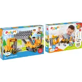 PolyM Construction Site bouwblokken 43 delig