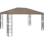vidaXL Prieel 4x3 m taupe