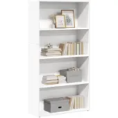 vidaXL Boekenkast 80x30x152 cm bewerkt hout wit
