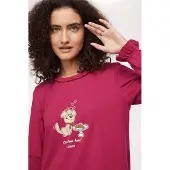 Woody Slaapkleedje framboos-rood - maat 164/14J