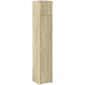 vidaXL Opbergkast smal 40x42,5x225 cm bewerkt hout sonoma eikenkleurig