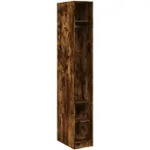 vidaXL Kledingkast 30x50x200 cm bewerkt hout gerookt eikenkleurig
