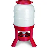 Gaun Pluimvee Voertoren 40 Liter Rood Hopper Op Pootjes