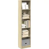 vidaXL Boekenkast 40x24x176 cm bewerkt hout sonoma eikenkleurig