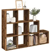 vidaXL Kamerscherm / boekenkast 137,5x29x103,5 cm hout oud hout