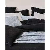 Essenza Kussensloop Philippine Anthracite (Katoen)-60 x 70 cm (standaard)