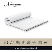 Nirwana bedden Topdekmatras - Topper 140x190 - NASA traagschuim 8 cm dik