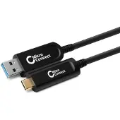 Microconnect MC-USB3.2CA10OP USB-kabel USB 3.2 Gen 2 (3.1 Gen 2) 10 m USB A USB C Zwart