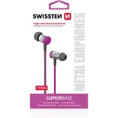 Swissten YS900 Superbass In-Ear Oordopjes - Paars