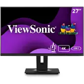 Viewsonic VG2756-4K-monitor voor op kantoor 27" 4K UHD, IPS, 60 Hz, 5 ms