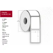 Capture Labels, Etiket 57 x 51 mm, kern 25 mm