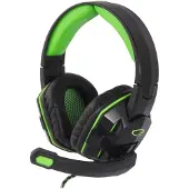 Esperanza EGH380 Hoofdband Zwart Groen