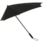 StorMaxi storm paraplu windproof - zwart - 100 cm - aerodynamisch - Paraplu's