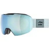 Uvex Skibril Epic Attract Black Sapphir Green