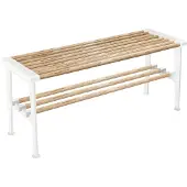 Essem Design Nostalgi bank 100 cm Essenhout-wit