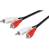 Pro Tulp stereo audio kabel - zwart - 5 meter