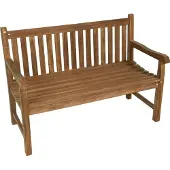 Lesli Living Tuinbank Teak Rechte Rug 150cm