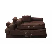 Sun Garden pallina orthopedisch hondenkussen 80x60x25 cm bruin