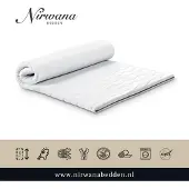 Nirwana bedden Topdekmatras - Topper 220x220 - Koudschuim HR50 6 cm dik