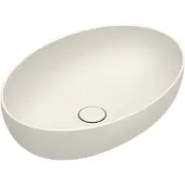 Catalano Sfera Opzetwastafel 60x42cm Ovaal - Mat Lino - Keramiek - 8059015194763 - Wastafels, Opzetwastafels