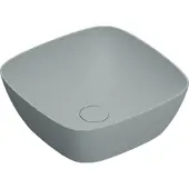 Catalano Alvea Opzetwastafel 40x40cm - Mat Acqua - Keramiek - 8059015194374 - Vierkant - Wastafels, Opzetwastafels