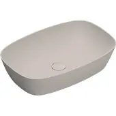 Catalano Alvea Opzetwastafel 60x40cm - Mat Seta - Keramiek - 8059015194350 - Rechthoekig - Wastafels, Opzetwastafels