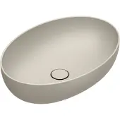 Catalano Sfera Opzetwastafel 60x42cm Ovaal - Mat Sabbia - Keramiek - 8059015194756 - Wastafels, Opzetwastafels