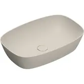Catalano Alvea Opzetwastafel 60x40cm - Mat Sabbia - Keramiek - 8059015194336 - Rechthoekig - Wastafels, Opzetwastafels