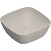 Catalano Alvea Opzetwastafel 40x40cm - Mat Seta - Keramiek - 8059015194404 - Vierkant - Wastafels, Opzetwastafels