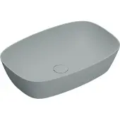 Catalano Alvea Opzetwastafel 60x40cm - Mat Acqua - Keramiek - 8059015194329 - Rechthoekig - Wastafels, Opzetwastafels