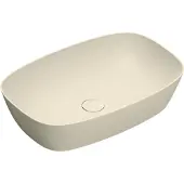 Catalano Alvea Opzetwastafel 60x40cm - Mat Lino - Keramiek - 8059015194343 - Rechthoekig - Wastafels, Opzetwastafels