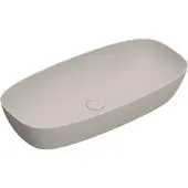 Catalano Alvea Opzetwastafel 80x40cm - Mat Seta - Keramiek - 8059015194305 - Rechthoekig - Wastafels, Opzetwastafels