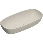 Catalano Alvea Opzetwastafel 80x40cm - Mat Sabbia - Keramiek - 8059015194282 - Rechthoekig - Wastafels, Opzetwastafels