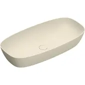 Catalano Alvea Opzetwastafel 80x40cm - Mat Lino - Keramiek - 8059015194299 - Rechthoekig - Wastafels, Opzetwastafels