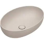 Catalano Sfera Opzetwastafel 60x42cm Ovaal - Mat Seta - Keramiek - 8059015194770 - Wastafels, Opzetwastafels