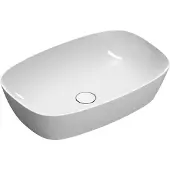 Catalano Alvea Opzetwastafel 60x40cm - Glans Wit - Keramiek - 8055348938920 - Rechthoekig - Wastafels, Opzetwastafels