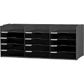 PaperFlow Sorteerstation - polystyreen - voor A4+ formaat - zwart