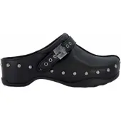Scholl Klomp Women Pescura Phoebe Leather Black-Schoenmaat 37