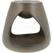 Scentchips Triangel Hoog - Waxbrander - Geurbrander - Oliebrander - Wax Melts Brander - Aromabrander - Ook Geschikt Voor Essentiële Oliën - Geurolie - Waxmelts - Brons