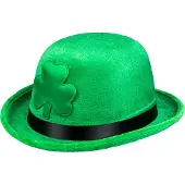 Boland - Hoed Shamrock bowler - 58 - Volwassenen - Unisex - St. Patrick's Day