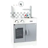 Small Foot Houten speelkeuken met wandklok 41 cm