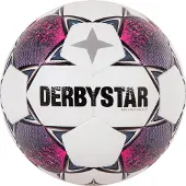 Derbystar Brillant Energy Voetbal Maat 5 Wit Roze Zwart