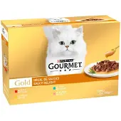 Gourmet Voordeelpakket Gold Malse Lekkernijen 24 x 85 g - Kip Varianten