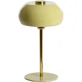 Light & Living Tafellamp Surin Ø 23cm - glans licht groen met goud
