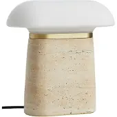 Woud Tafellampe , dimbare, Beige, Woonkamer, Steen