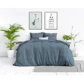 Dreamhouse Dekbedovertrek Stone Washed Blue-240 x 200 / 220 cm | Lits-Jumeaux