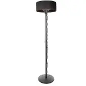 Sunred - Artix - Bright lijn - Zwart - Staand model - Terrasverwarmer - Infraroodstraling - 1500 W - 1 stand – aan/uit knop - Elektrische heater
