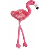 Nature Planet pluche knuffeldier Flamingo - roze - vogel - 23 cm - Knuffels cadeau - meganeet - Vogel knuffels